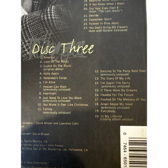 Neil Diamond In My Lifetime CD Set 71 Songs 3 CDs 70 Page Booklet Photos - Picture 12 of 14